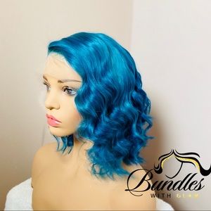 Beautiful Brazilian Human Hair Lace Wig 12 inch